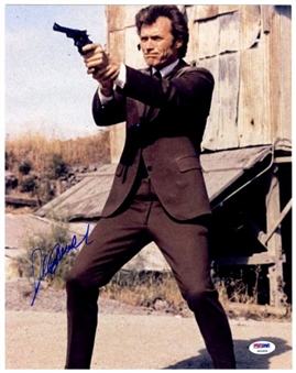 (2) Clint Eastwood Signed 11x14 Photographs 